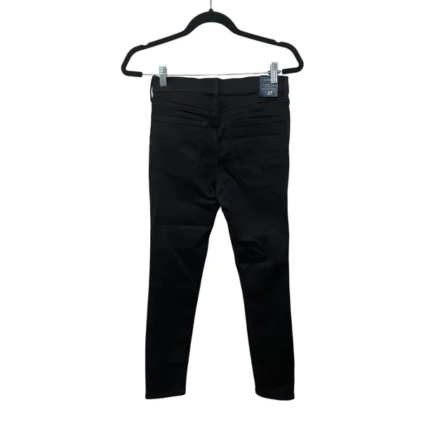 J. Crew Factory 8"-rise black skinny jean in signature stretch‎ Size 27 - Image 7