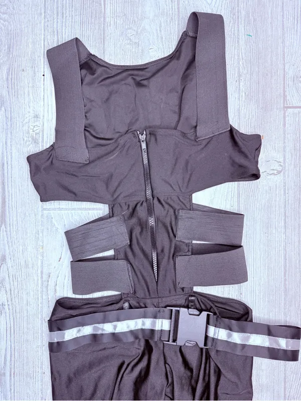 Leg Avenue women’s one piece jumper swat Halloween costume with belt sm - Image 4