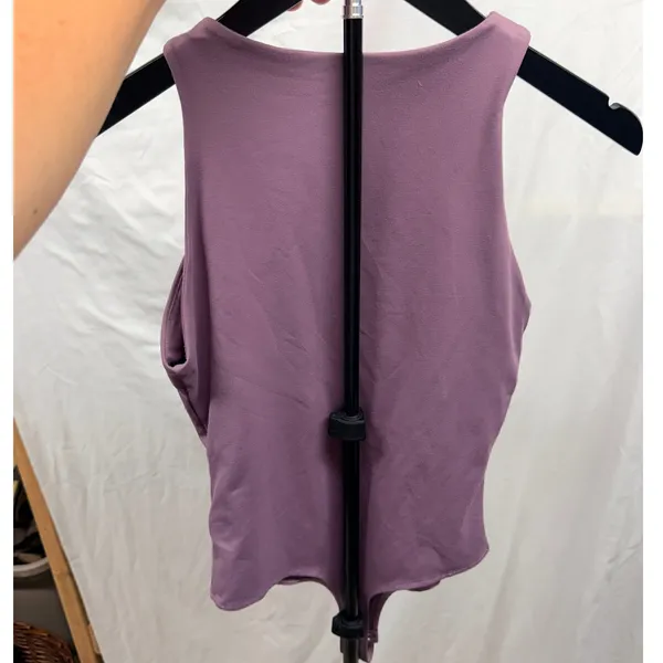 Reoria Sleeveless Racer Back Halter Neck Bodysuit Tank Tops Sz Small - Image 5