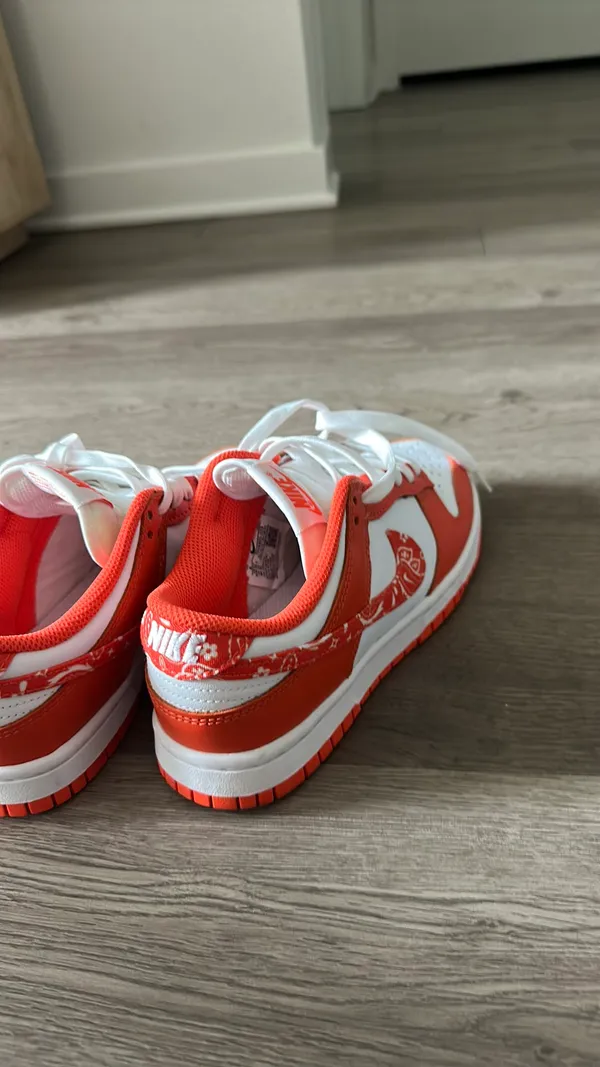 Orange Paisley Nike Dunk Low - Image 2