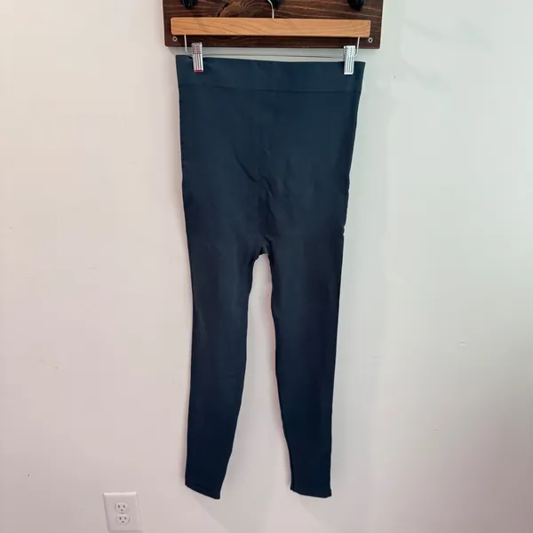 Blanqi Everyday Maternity‎ Leggings High Waist Seamless Blue Size Large - Image 2