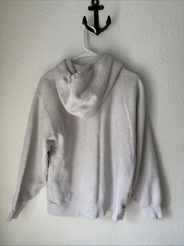 TNA Light Gray Pullover Hoodie Size Small - Image 14