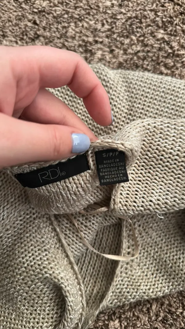 Brown Knit Sweater - Image 2