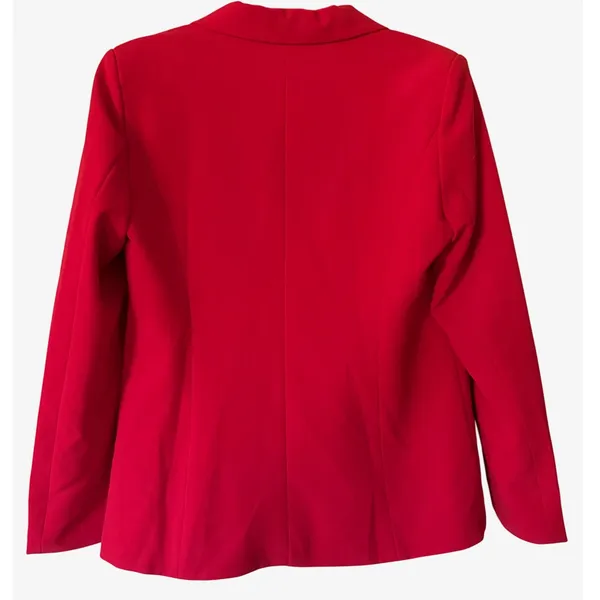SusieLady Red Double Breasted Blazer Jacket‎ Size M - Image 2
