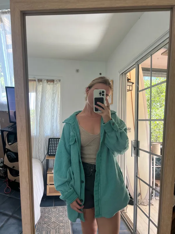 Free People Blue Jacket - Image 2