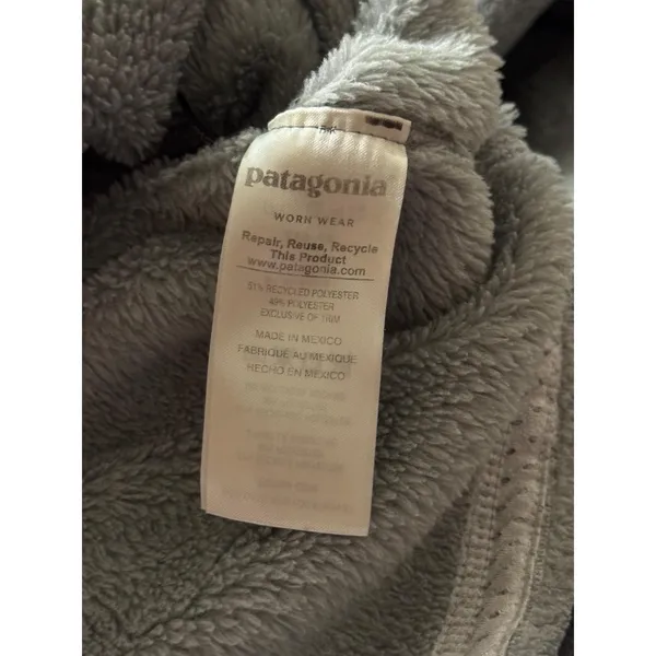 Patagonia Women's Retool Snap T Fleece Jacket Pullover Gray‎ Size Small - Image 6