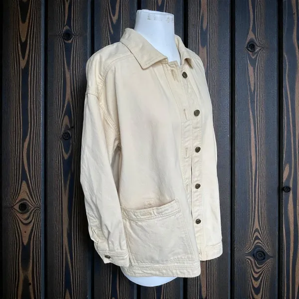 Vintage Escada Yellow Oversized Barn Coat Jacket Utility Size 34 Quiet Luxury - Image 8