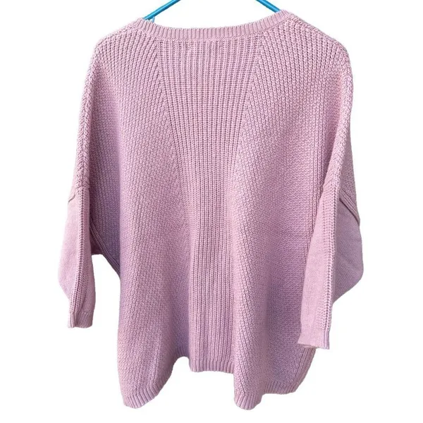 Lands’ End size 1X dolman sleeve chunky knit sweater. - Image 2