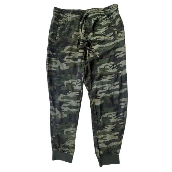Sanctuary Camo Joggers Womens Small Green Camouflage Drawstring Waist Pants Soft - Image 8