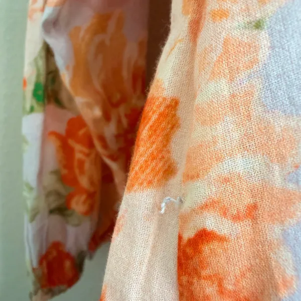 Alice + Olivia PALI Floral Mini Dress Cotton V-Neck Mix Print Size 2 - Image 11