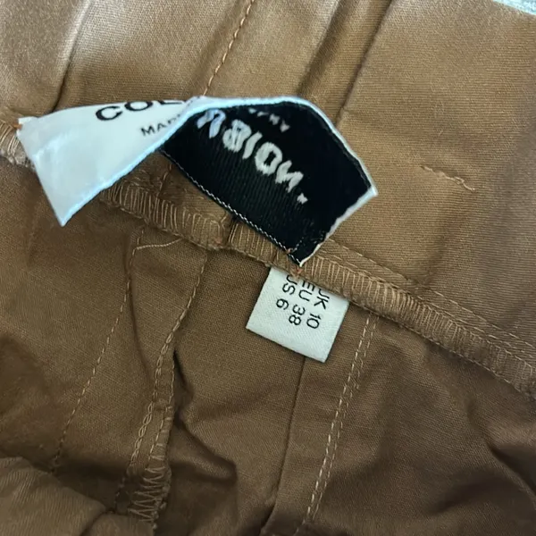 Collusion paper bag waist pants Brown Size 6 - Image 5