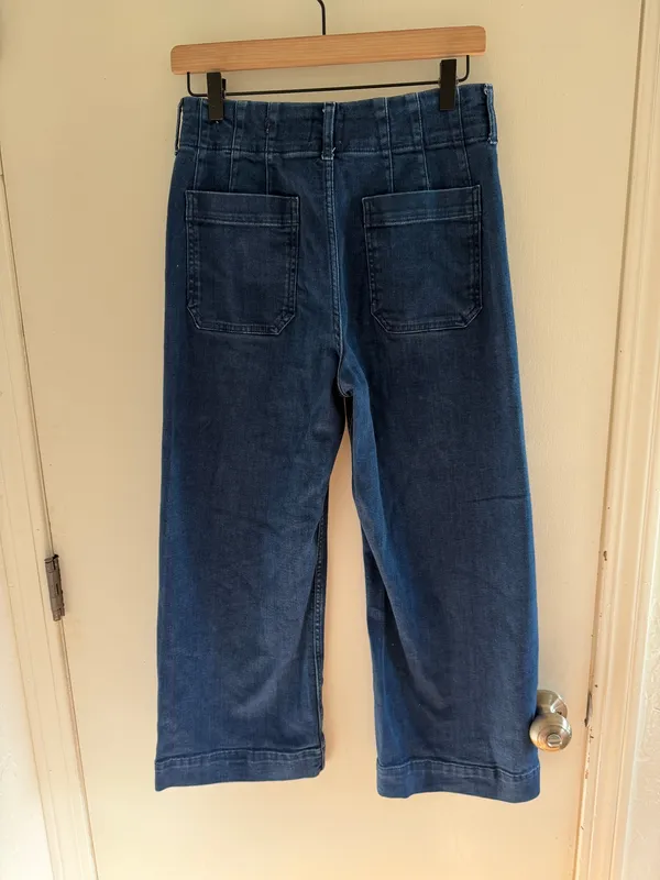 Maeve The Anthropologie Colette Wide-Leg Cropped Jeans - Image 5
