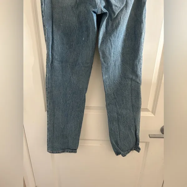 Abercrombie & Fitch Blue Straight Leg Jeans - Image 6