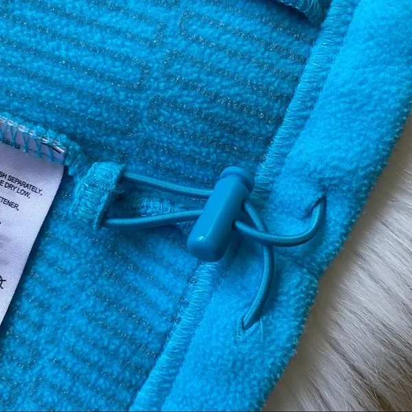 Columbia Women's Thermal Coil Zip-Up Hooded Fleece Jacket Turquoise size XS - Image 5