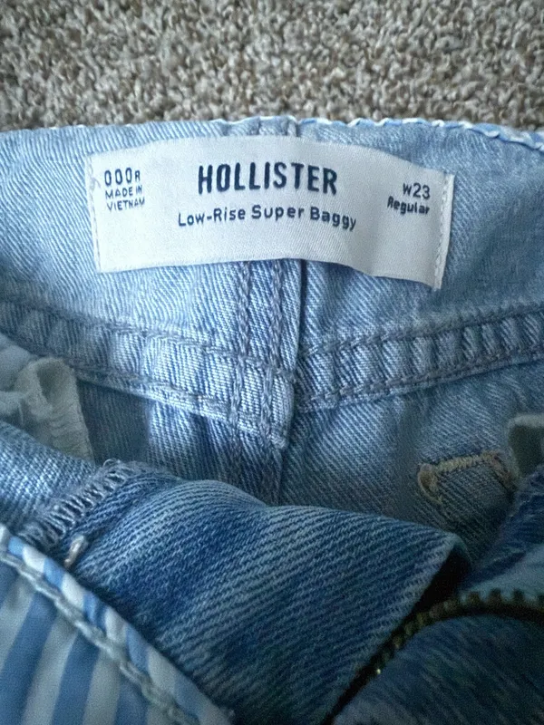 Hollister striped low rise jeans - Image 5