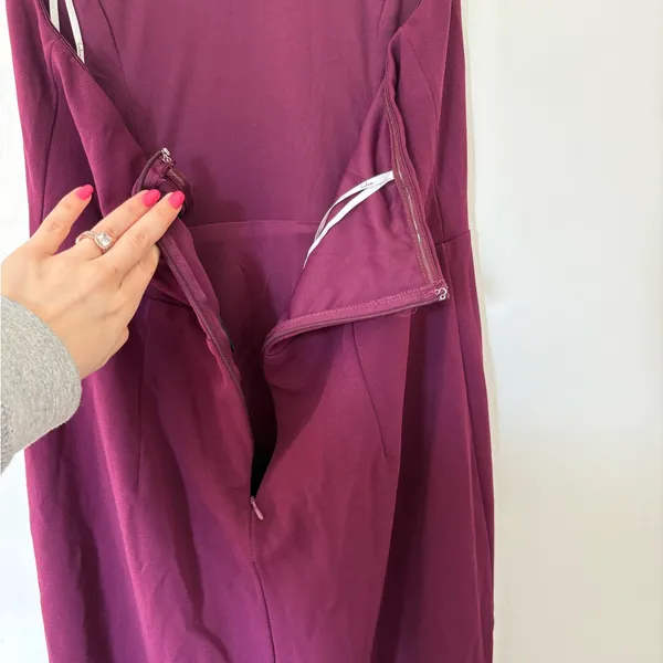 Lulus Sensational Beauty Plum Purple Strapless Maxi Dress size XL Formal Prom - Image 8