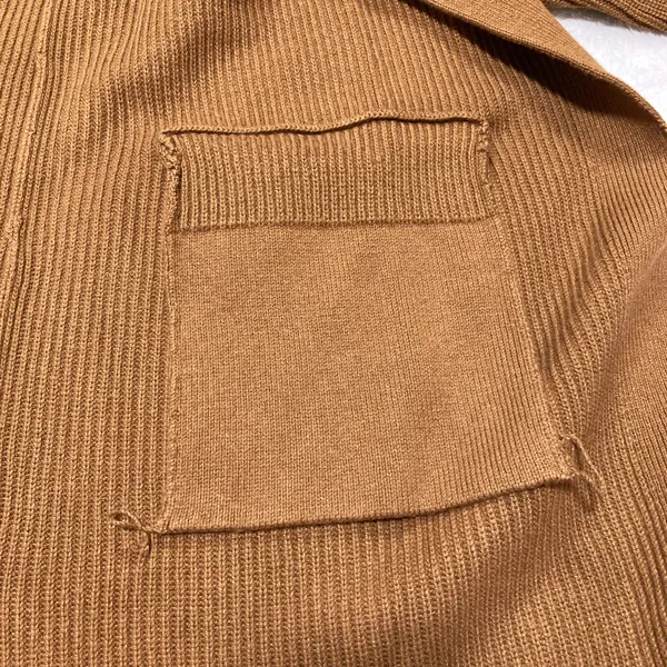 NWT Old Navy Brown Textured Long-Line Open-Front Cardigan Sweater - Image 7