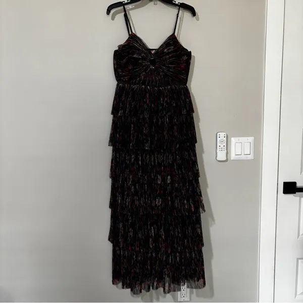 Hutch Rosey Floral Tiered Gown Size 6 - Image 3