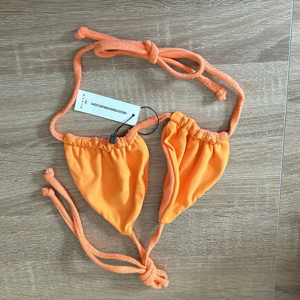 Nessy swimwear terry cloth bikini top - Image 3