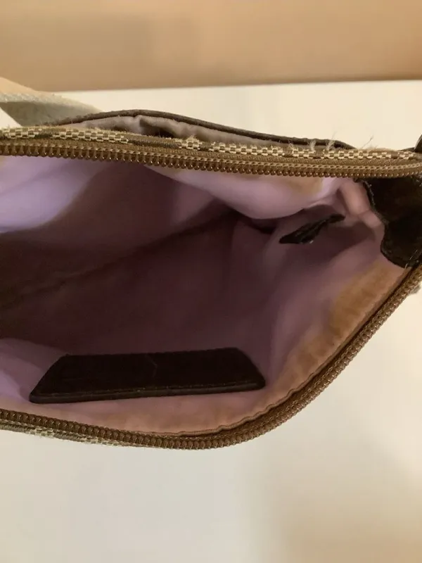 Coach Khaki Legacy Signature Stripe Swingpack Crossbody Bag W/Hang Tag, Dust Bag - Image 6