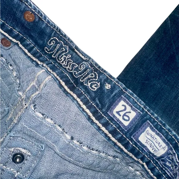 Y2K Miss Me Western Bling Signature Skinny Jeans! - Image 3