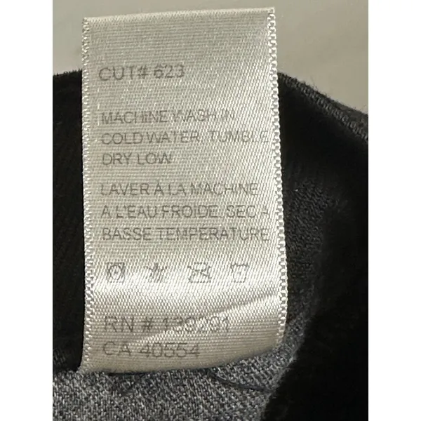 BLDWN Jeans Women 28 Black Vintage Straight Raw Hem Denim 24DU221008 - Image 8