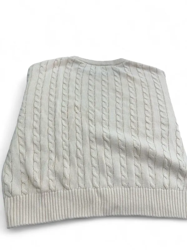 Cotton On Cream Cable Knit Sweater Size Small - Image 3