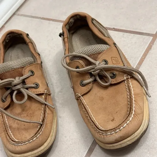 SPERRY TOP-SIDER‎ Angelfish Women’s Size 5.5 M Boat Shoes Tan Leather - Image 2