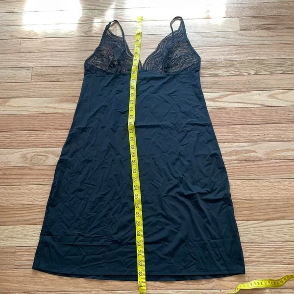 Calvin Klein Black Lace Slip Dress Womens Medium Intimates - Image 5