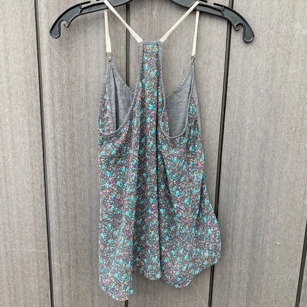 Freebird Racerback Floral Tank Top - Image 4