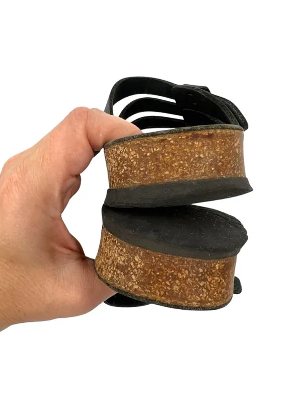 Birkenstock Florida Black 3 Strap Sandals Size 39 EU 8 US Boho Gorpcore - Image 10