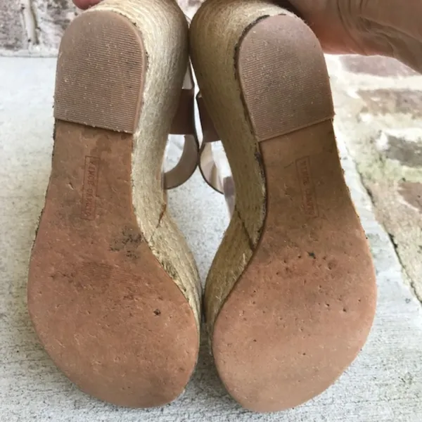 Vince Camuto Tindell Blush Wedge Sandals 1 Owner - Image 6