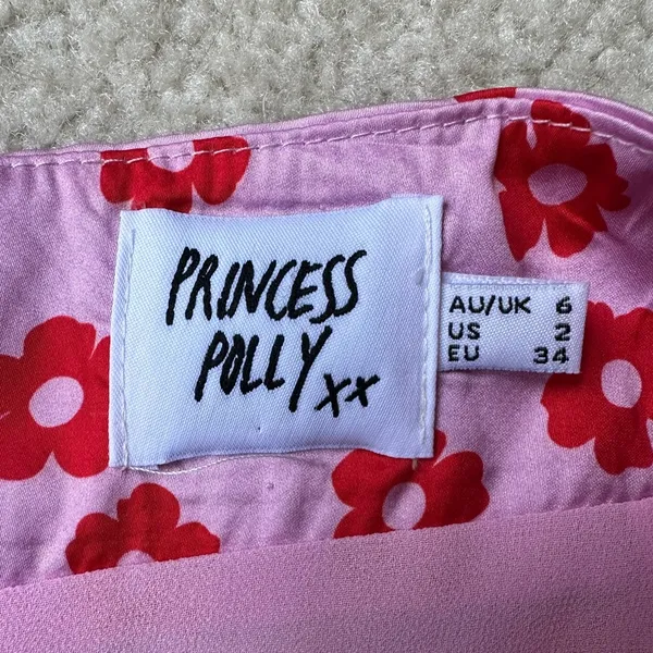 Princess Polly silk mini skirt - Image 2