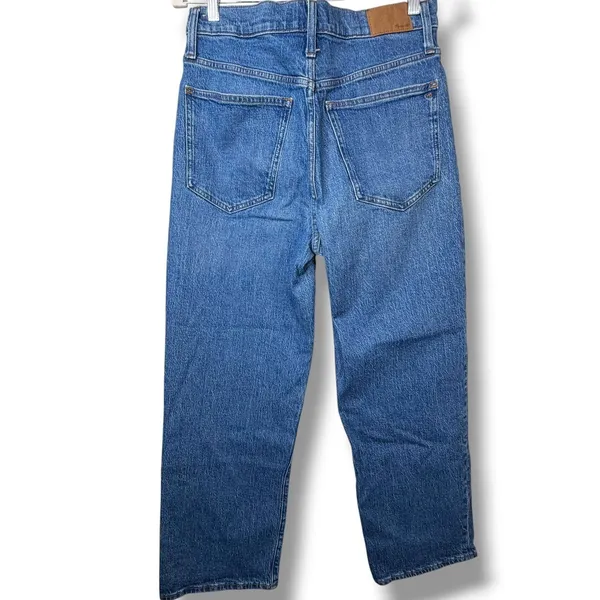 Madewell Leifland Wash The Perfect Vintage Wide-Leg Comfort Stretch Cotton Jeans - Image 6