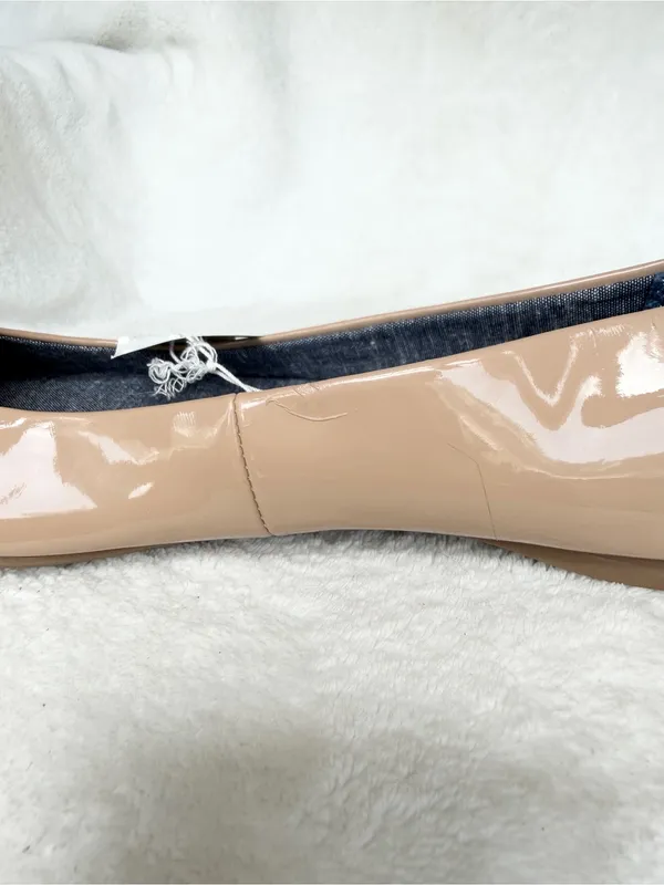 Dr. Scholl's Beige Patent Ballet Flats Size 9.5 - Image 9