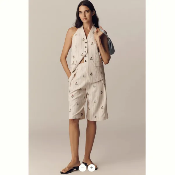 Anthropologie Maeve Longline Halter Vest - Image 3