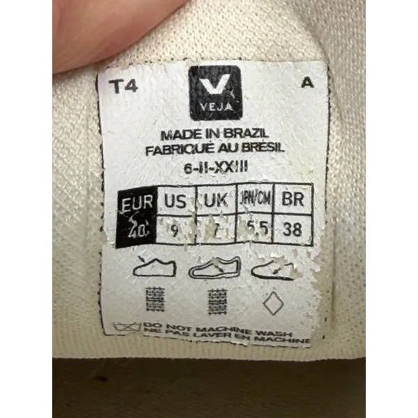 VEJA Rio Branco Alveomesh Sneakers Women 9 Beige Juta Ice Suede Low‎ Top Fashion - Image 10