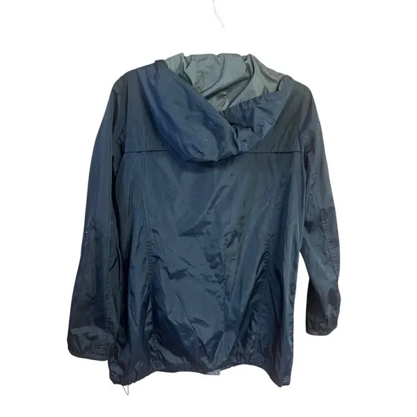 Michael Kors Windbreaker Jacket Sz S black Black/Gray - Image 2