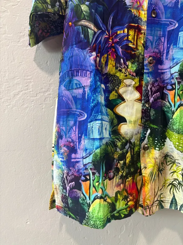 Island Haze Colorful Button Up Multiple Size M - Image 6
