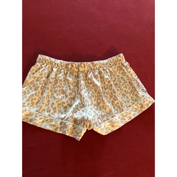 Victoria’s Secret leopard cheetah print comfy cozy lounge pajama sleep shorts - Image 4