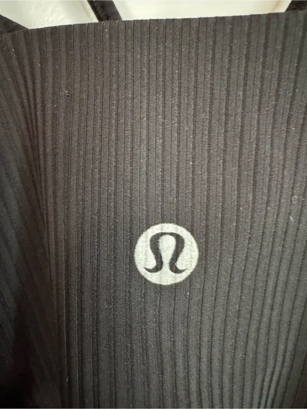 Lululemon Athletica Black Like a Cloud Longline Ribbed Strappy Bralette Size B/C - Image 5