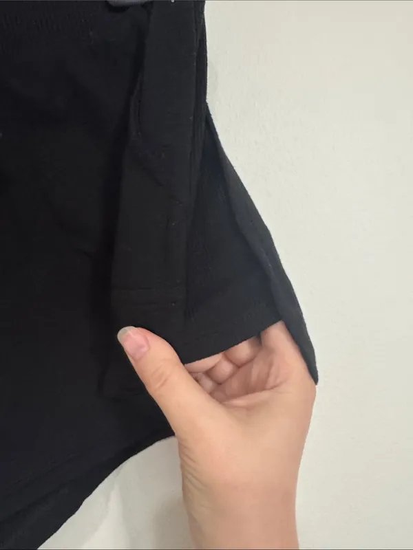 FN by Flora Nikrooz Black Lounge Shorts with Satin Drawstring Tie size S - Image 5