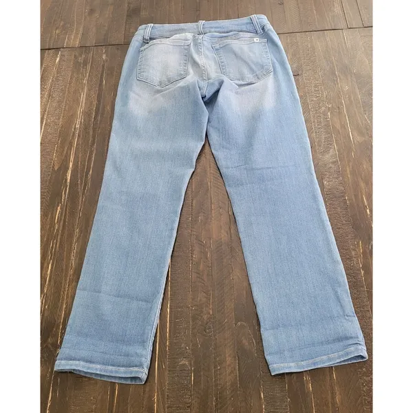 Tommy Jeans Light Wash Denim Straight Leg Jeans Women’s Size 4 Faded Casual - Image 2