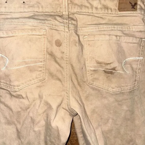 American Eagle super stretch size 10 tea stain jeggings - Image 5