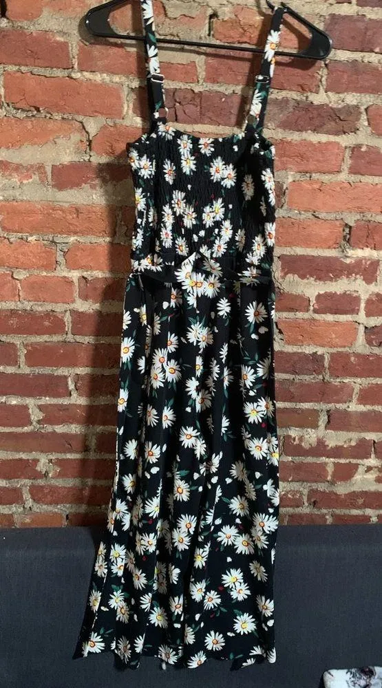 🌼 Black floral maxi romper 🌼 - Image 4