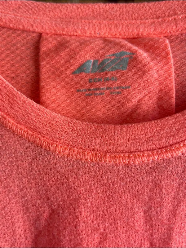 🌸AVIA women's performance Hot Pink Neon long-sleeve athletic Top Size Small - Image 6