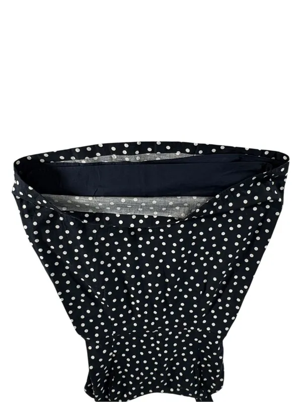 Abercrombie & Fitch NWT M Navy Polka Dot Mini Dress Sweetheart Twee Fit Flare - Image 7