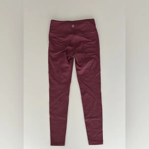 Athleta Full Length Leggings Mauve Pink Size Small - Image 3