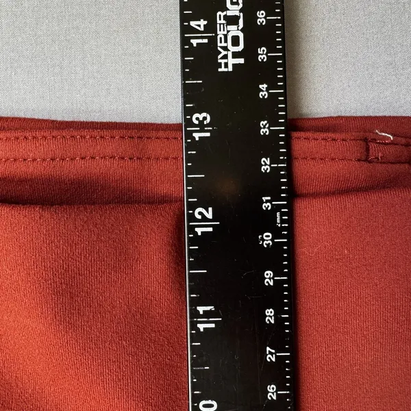 Lands End Everyday Active Pants L Rust Pull On Stretch Pockets Athleisure - Image 15