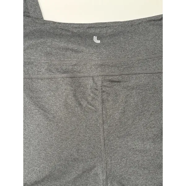 Lole Joggers Dark Gray‎ Jersey Knit Lounge Pant Cinch Waist Size L Athleisure - Image 10